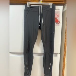 Nike womens Charcoal Gray Leggings